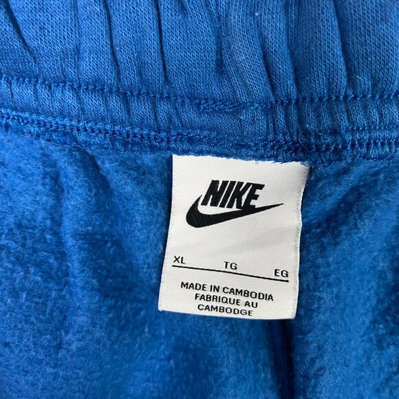 Nike Sportswear Club Sweat Shorts Men's XL Blue Fleece Cargo Gym CZ9956 407 - Picture 7 of 14